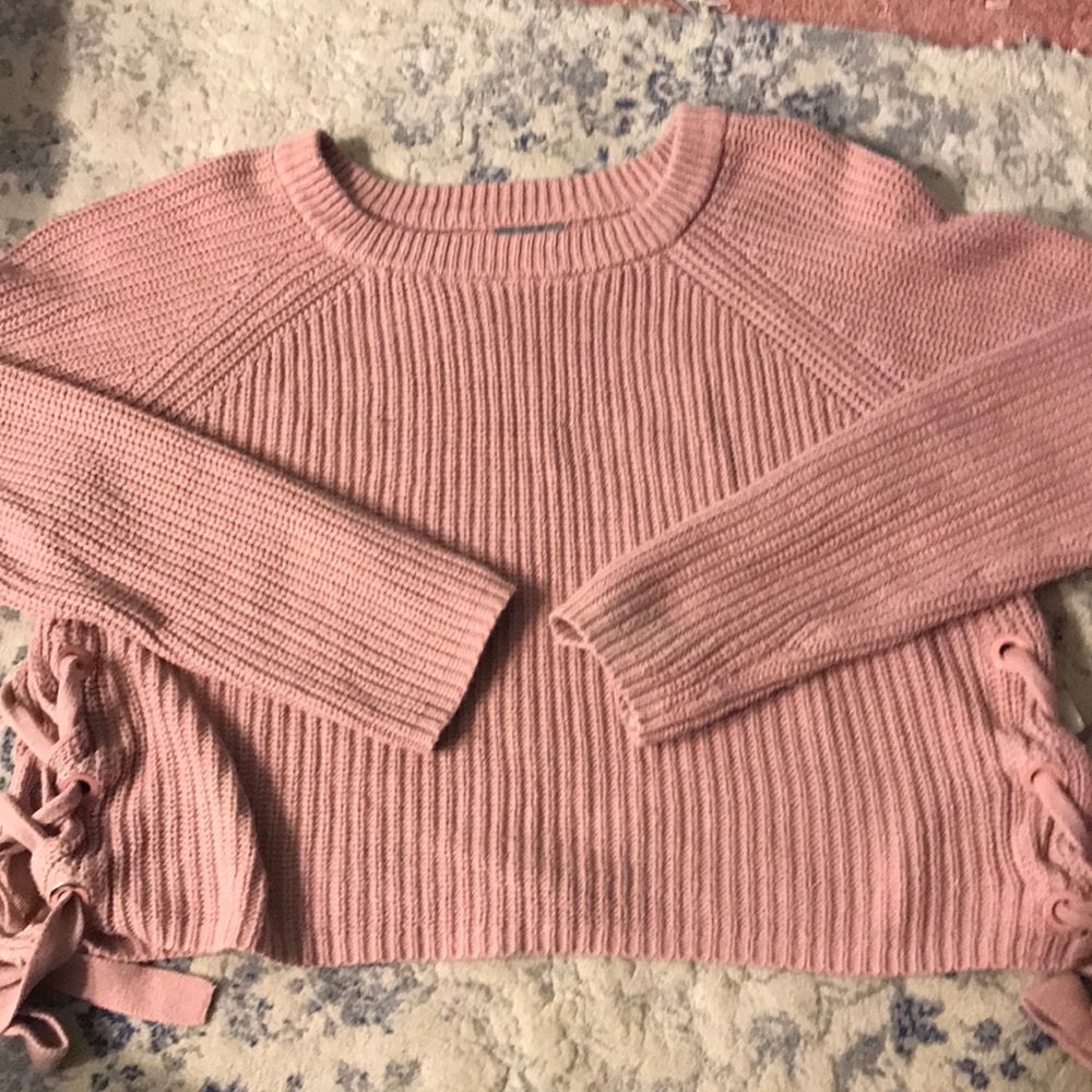 Pink sweater